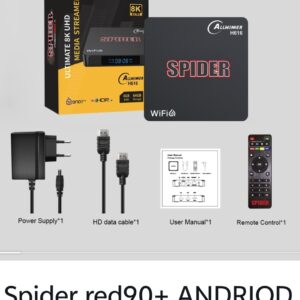 Spider Red90+ 8K UHD Android TV Box