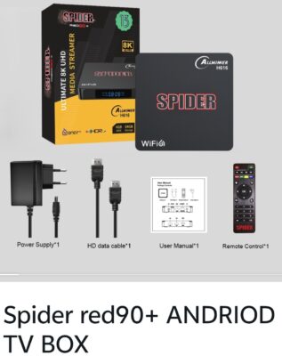 Spider Red90+ 8K UHD Android TV Box