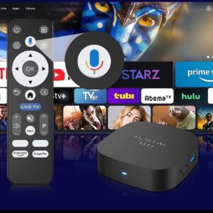 Alternative view of Mortal 4K Plus Google TV Streaming Device