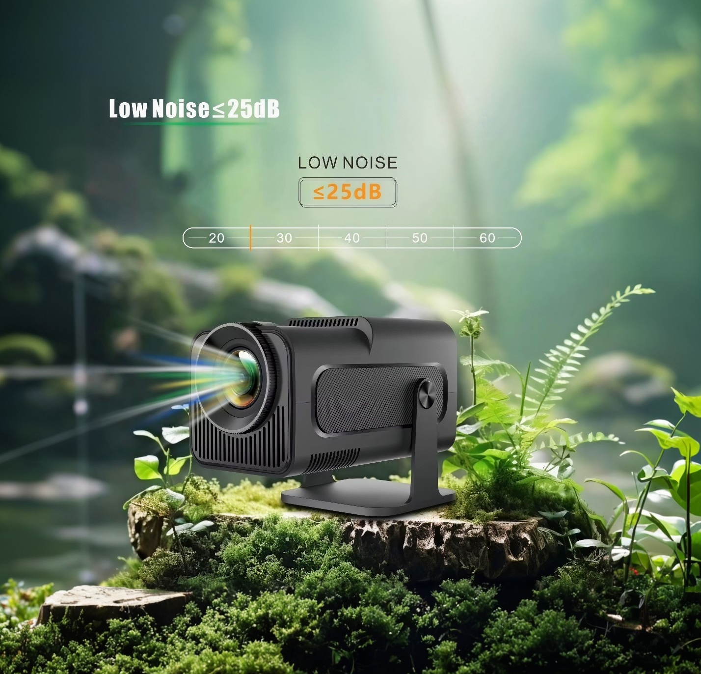 AMP Low-Noise HY320 Smart Projector